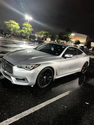 Infiniti Q60 purchased from the dealership