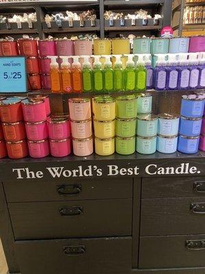 Scented candles