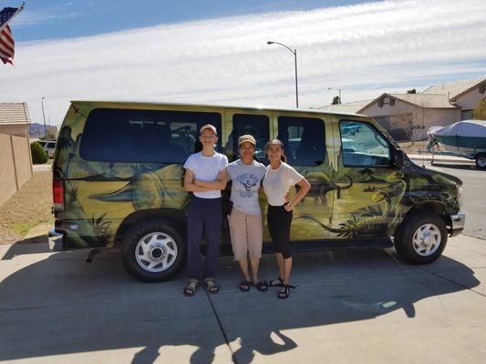 My family had a great time using this kool van on our trip to San Francisco, we drove along the coast from Las Vegas and had a blast.