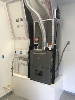 Check out one of our recent Gas Furnaces installs in Palm Bay FL