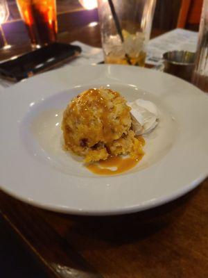 White Chocolate Bread Pudding. Less than impressive.