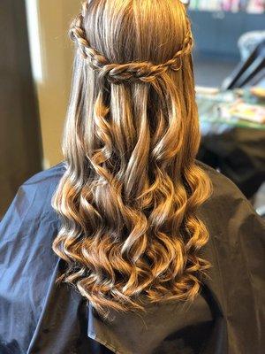 Wedding hair!