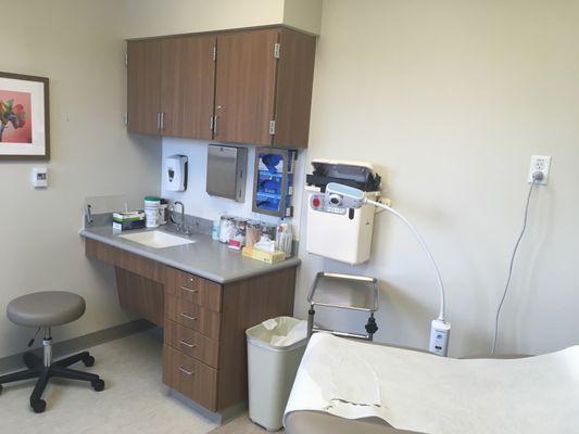 Clean and comfortable exam rooms!