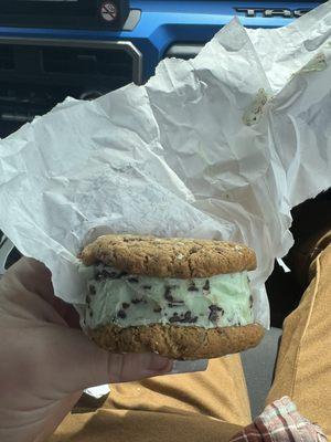 Mint Ice cream sandwich