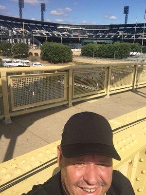 PNC park right next to river walk