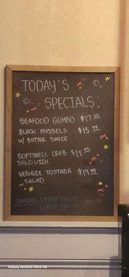 Daily specials!