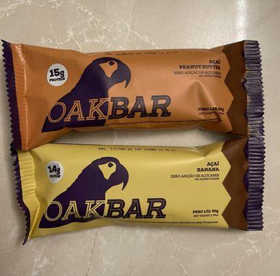 OAKbar - Acai & Banana, OAKbar - Acai & Peanut Butter