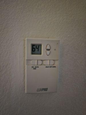 Heat not working! Air constantly running on 64 degrees