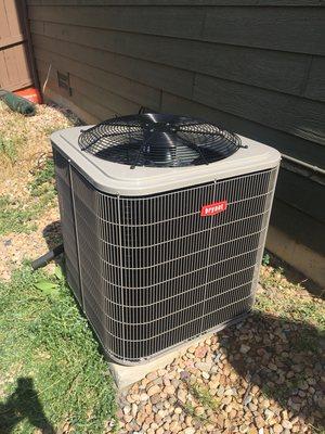 This is our Bryant Legacy Line Air Conditioner!