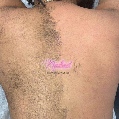 Men's back wax