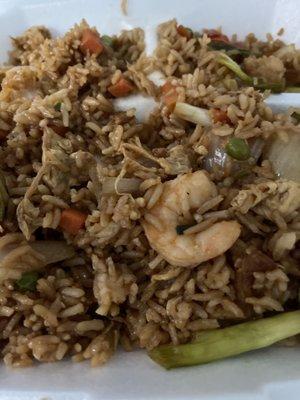 THAI fried rice with shrimp