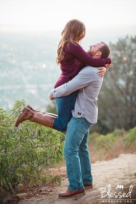 Engagement Photography at Mountian Helix by San Diego wedding Photographers at Blessed Wedding