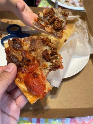 Meat lovers slice