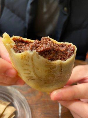 Nutella empanada