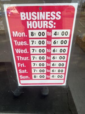 Business Hours