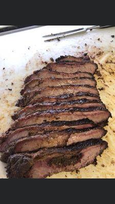 Savory smoked beef brisket