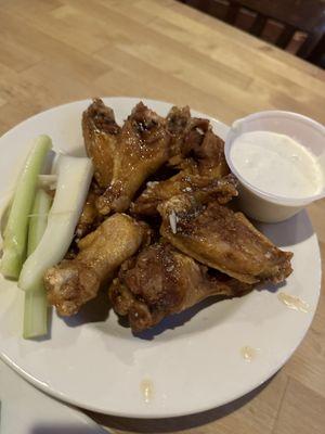 Honey garlic wings