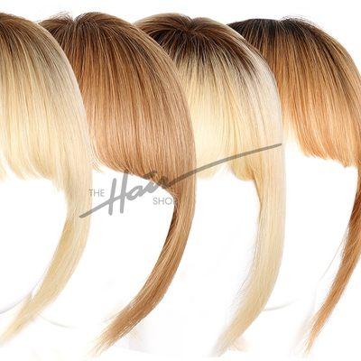 Bang-bang baby! Easy Rooted Bangs in your color to clip in and off easily!