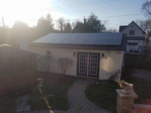 16 panels @ 4.48 kW, east facing