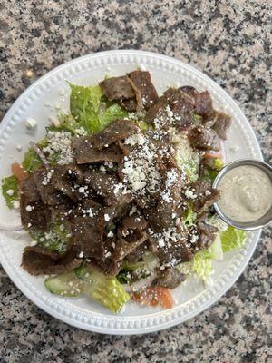 Greka house salad gyro