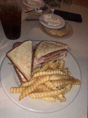 Double Decker Ham & Turkey Club