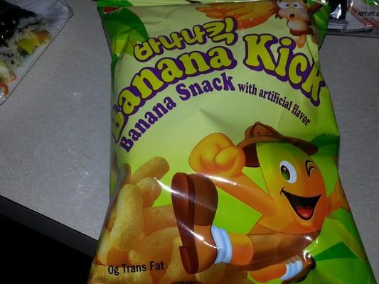 Banana chips for the kids