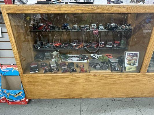 Old School display collection @ Al's Cycles & Hobbies.