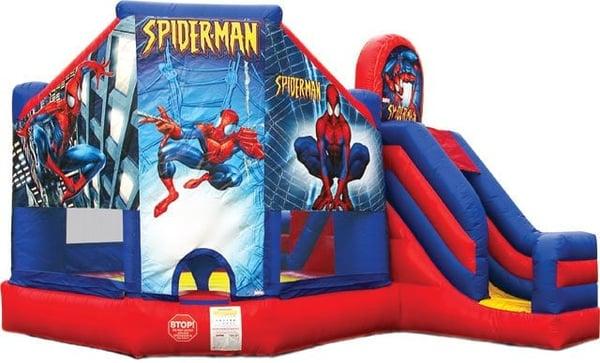 Spiderman combo bouncer and slide