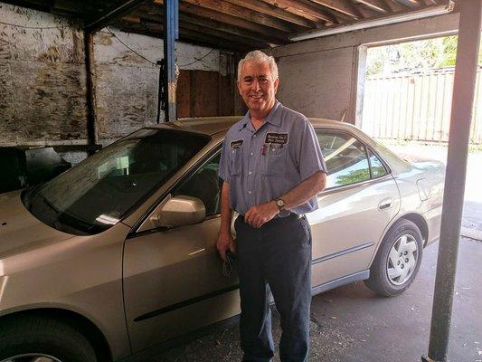 Lawrence is a long time friend of the Hancock family, and long time manager of Rivervie Tire and Auto.