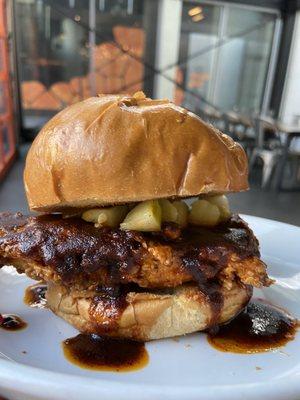 Nashville hot chicken sandwich