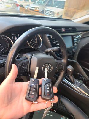 Lost key replacement and spare on a 2020 Toyota Camry