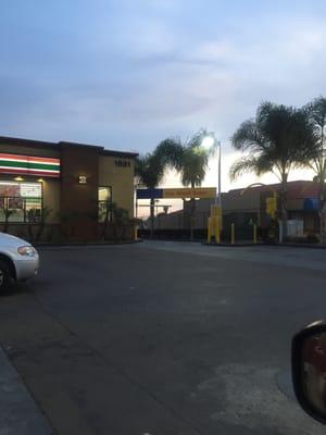 Entrance of car wash