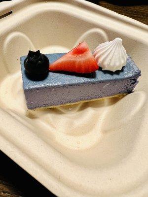 Taro cheesecake.