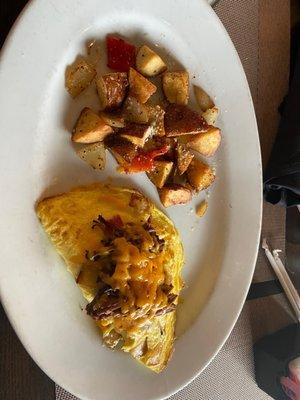 Brisket omelette