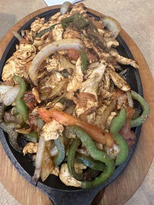 Chicken fajitas