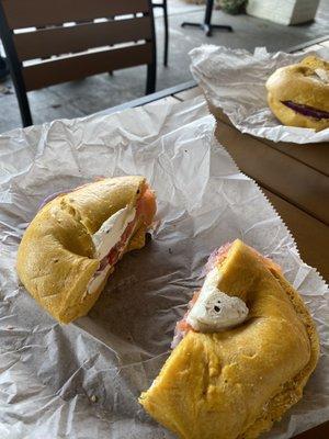 Bagel and lox