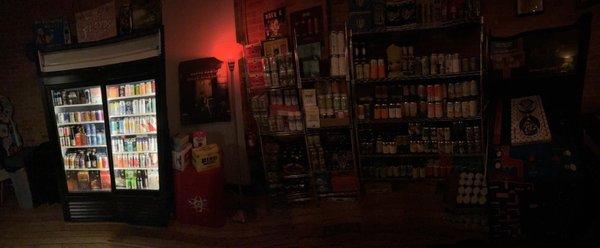 Panorama of the interior (some beers)