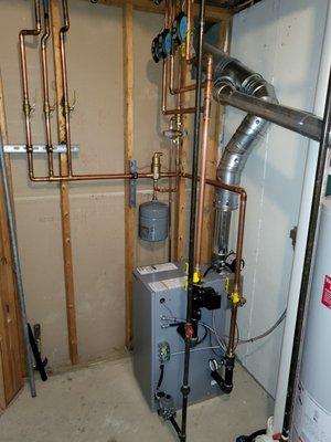 A new boiler for this 25 year old condominium!