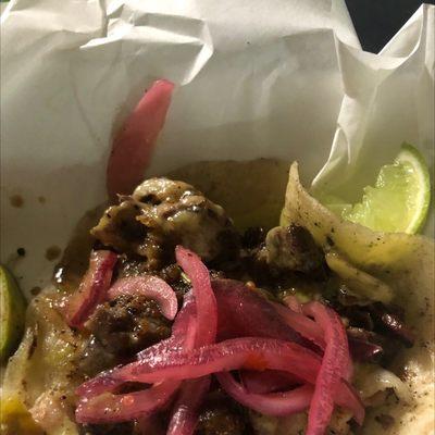 Great tasting tacos! First time to try it and it never disappoints. Will definitely come back for more.