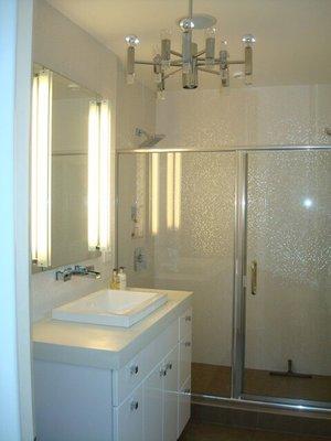 Bathroom remodels, large and small.