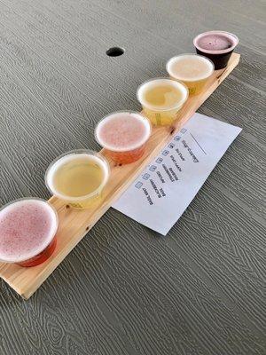 Cider flight