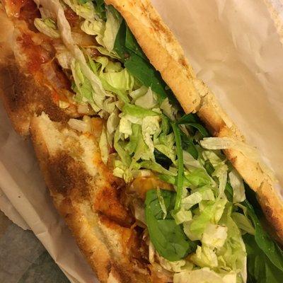 Foot Long a bit over toasted with almost no meatballs in the sub. ):