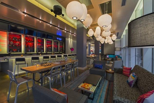 WXYZ Bar & Lounge inside the Aloft New Orleans Downtown