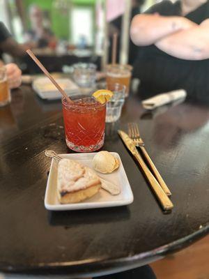 Gluten free scone with apple cider butter...AMAZING!!!!