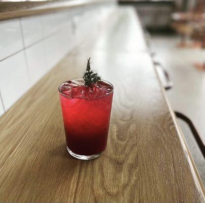 Beet & Rosemary Shrub