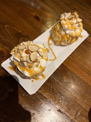 Deep Fried Ice Cream made with house made ice cream!