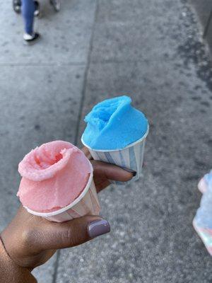 Strawberry and blue Raspberry