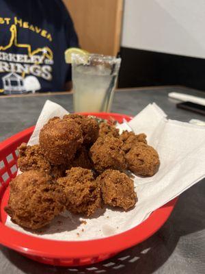 Hush puppies and house Margarita