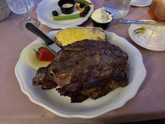 24 oz ribeye.