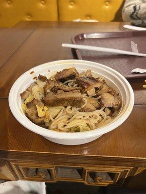 Grilled Cumin Chicken Hand-Ripped Noodles Tray